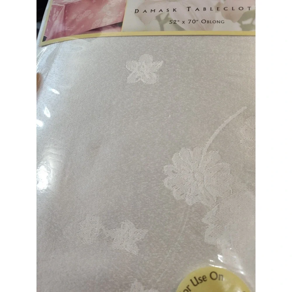 Ivory Tablecloth 52